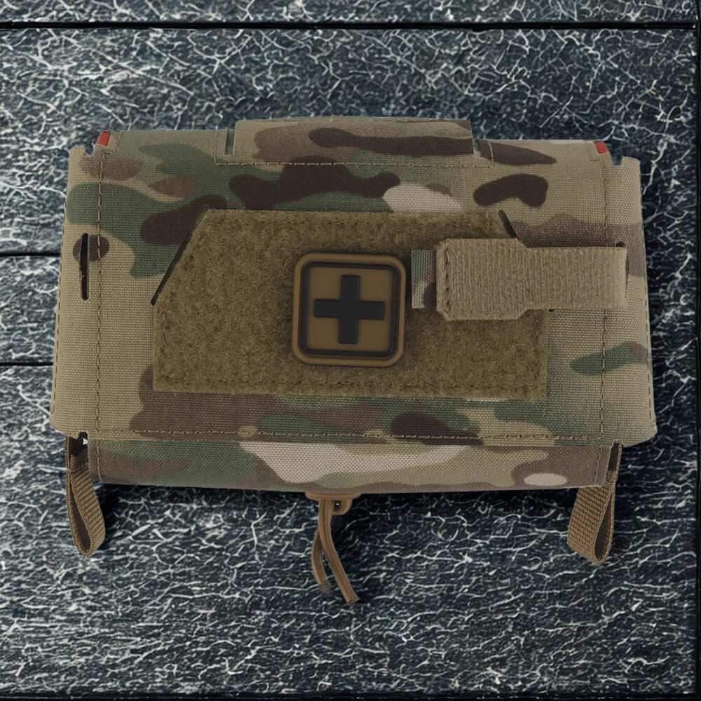 Pochette Tactique pour TIC / IFAK - Support MOLLE et Panneau Extractible