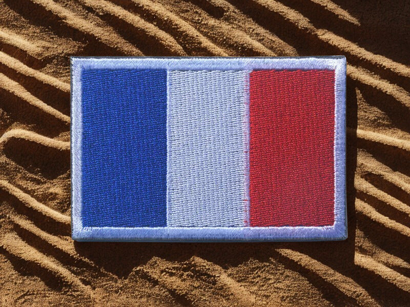 Patchs Drapeau Français Brodés - Écussons Tricolores Classiques