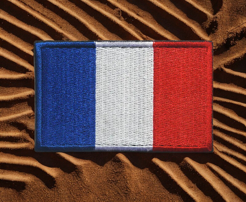 Patchs Drapeau Français Brodés - Écussons Tricolores Classiques