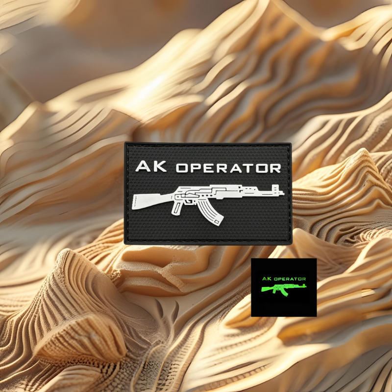 Patch "AK Operator" Phosphorescent - Écusson AK-47 "Glow in the Dark"