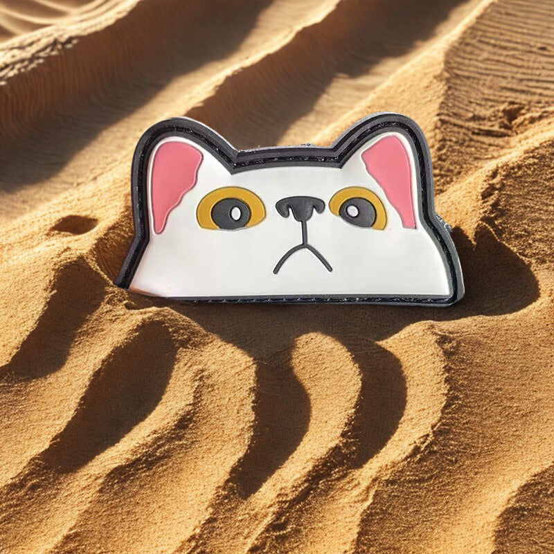 Patch Moral Chat Observateur - Insigne Tactique Brodé & PVC