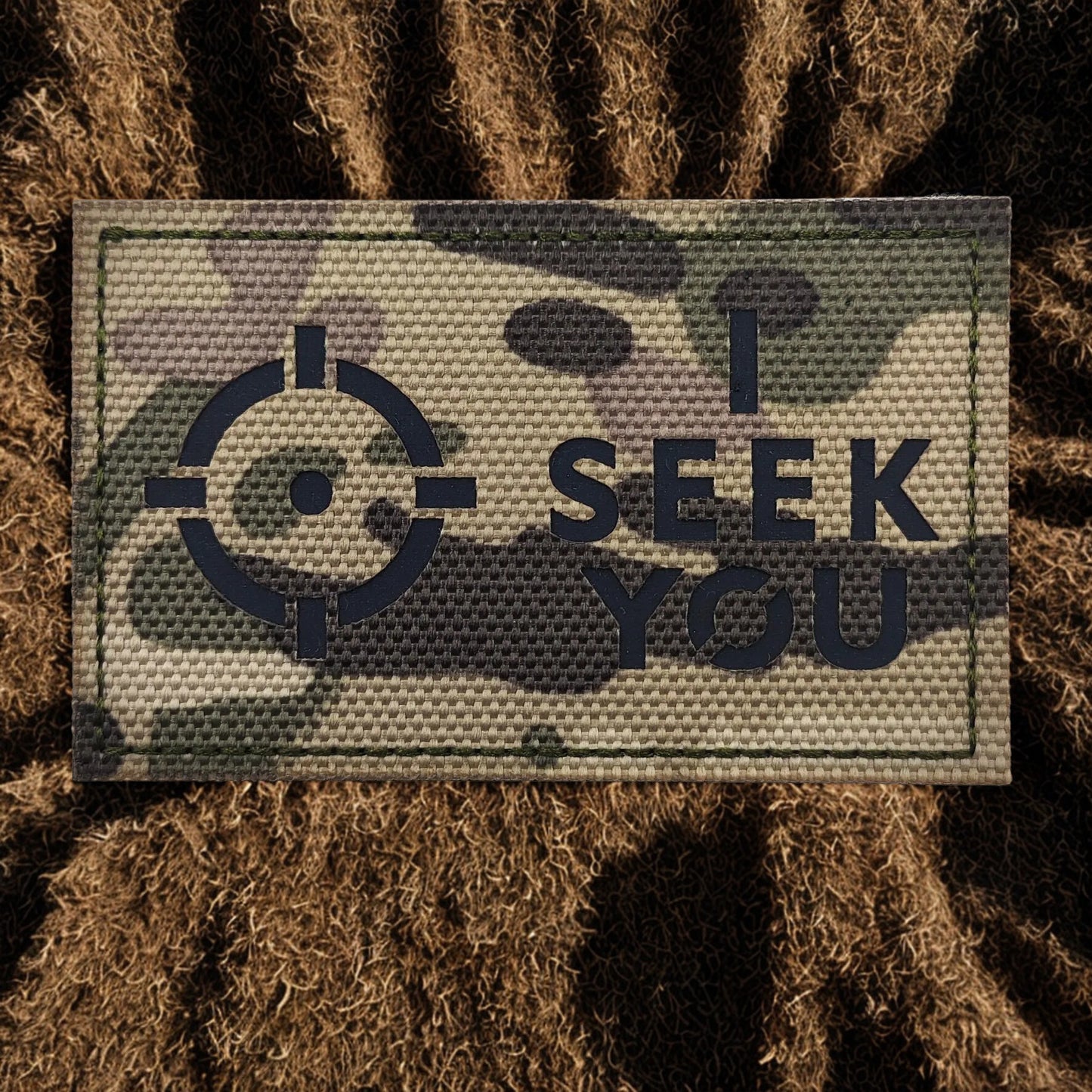 Patch Moral "I Seek You" (ICQ) - Écusson Tactique Camo