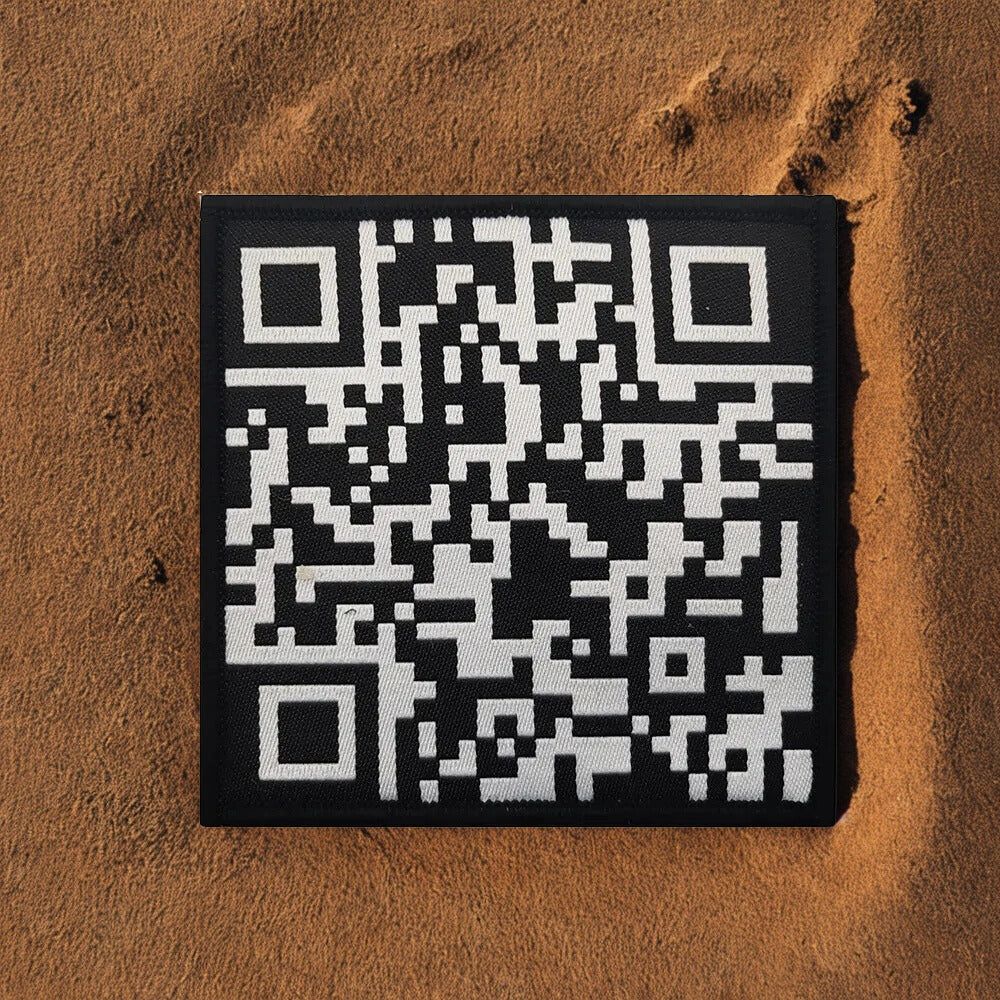 Patch QR Code "Rick Roll" - Écusson Meme de Rick Astley