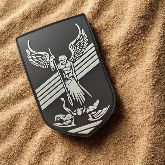 Patch de Saint Michel Archange - Écusson de Protection Tactique en PVC 3D