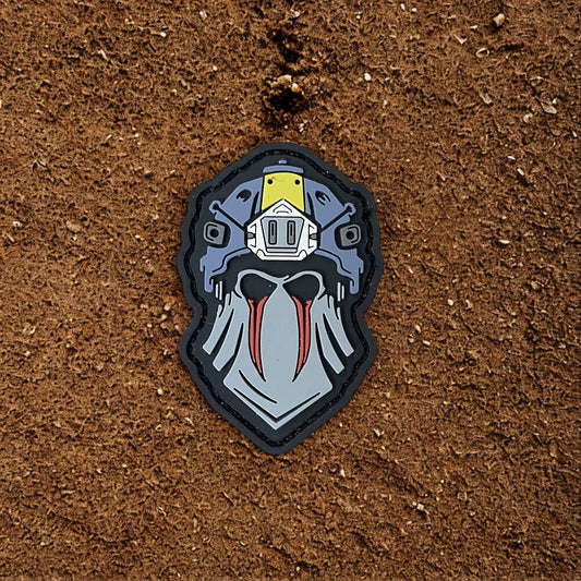 Patch "Skull Opérateur" avec Visière - Écusson Tactique en PVC 3D