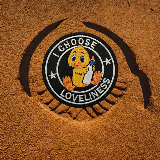 Patch Moral "I Choose Loveliness" - Écusson Poussin Mignon Brodé