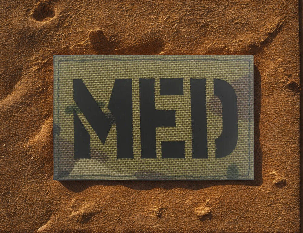 Patch "MED" Tactique - Écusson Médical Camouflage