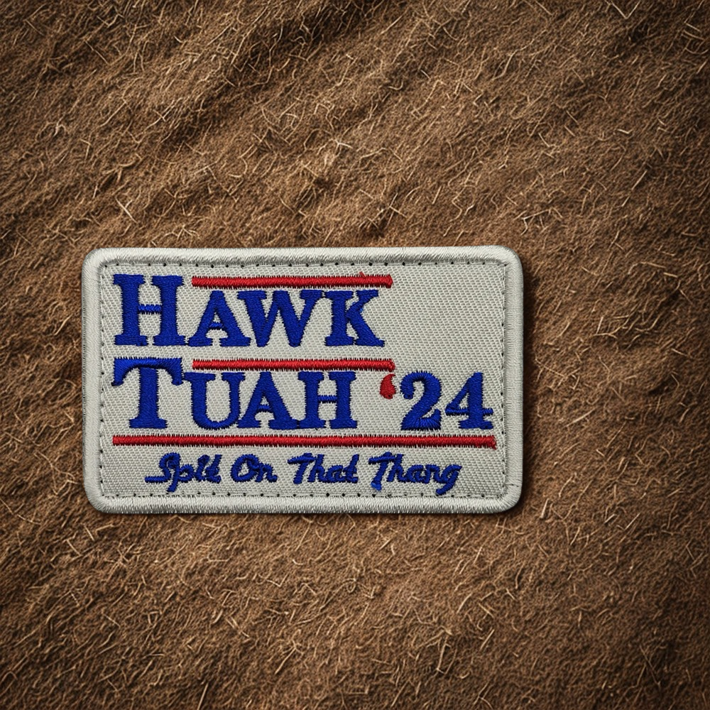 Patch Moral "Hawk Tuah Girl" - Insigne Viral pour Collection