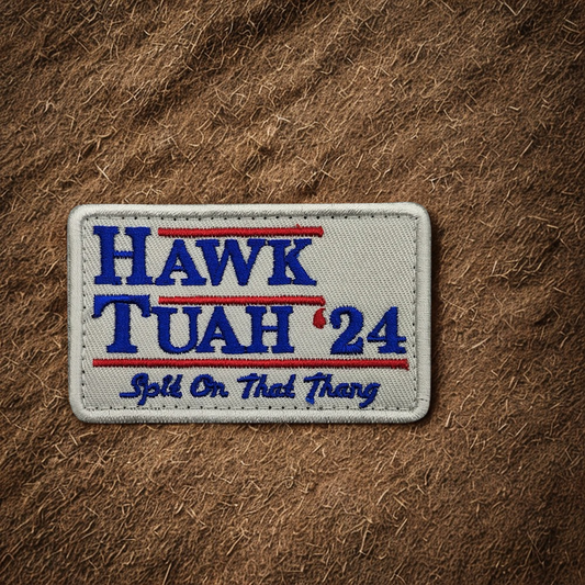Patch Moral "Hawk Tuah Girl" - Insigne Viral pour Collection