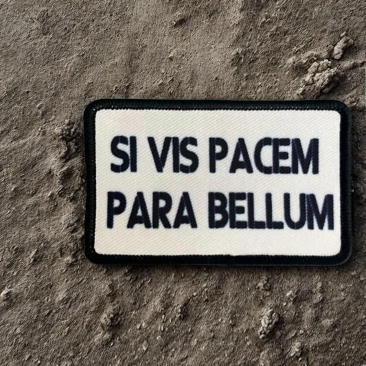 Patch "Si Vis Pacem, Para Bellum" - Écusson Moral et Tactique