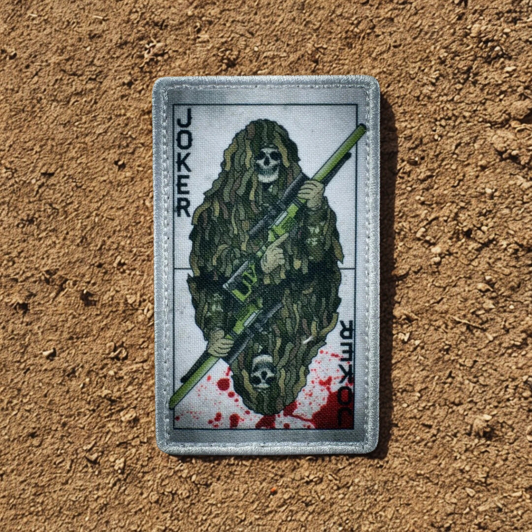 Set de Patchs "Cartes à Jouer" - Écussons Tactiques (Roi, Joker...)