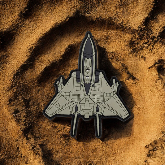 Patch Avion de Chasse F-14 "Tomcat" - Écusson de Pilote en PVC 3D