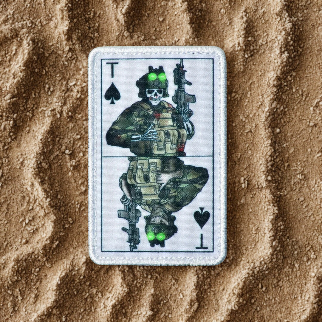 Set de Patchs "Cartes à Jouer" - Écussons Tactiques (Roi, Joker...)