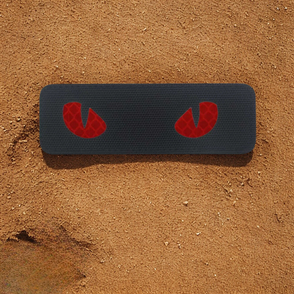 Patch "Yeux de Prédateur" Tactiques - Écusson Réfléchissant & Phosphorescent