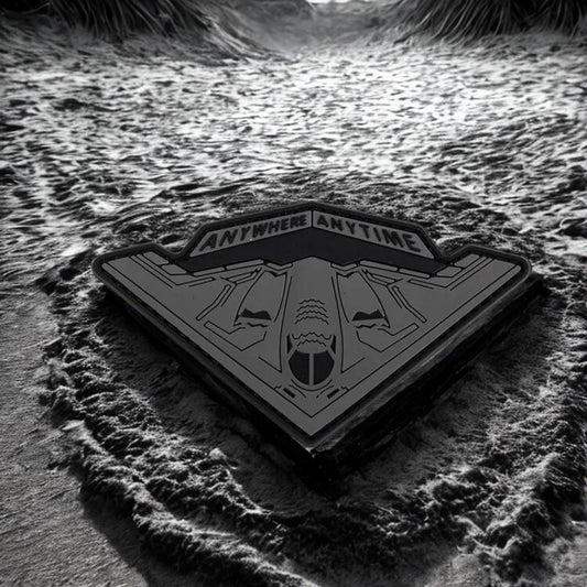 Patch Bombardier Furtif B-2 "Spirit" - Écusson d'Aviation en PVC 3D