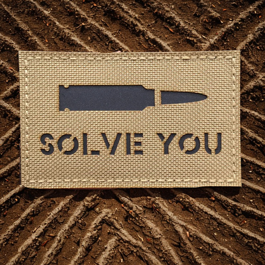 Patch IR Moral "Solve You" - Écusson Infrarouge de Dissuasion