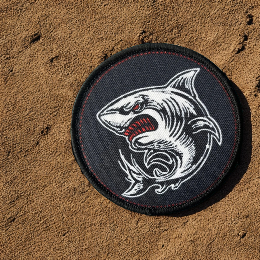 Patch "Requin de Combat" - Écusson d'Aviation "Nose Art"