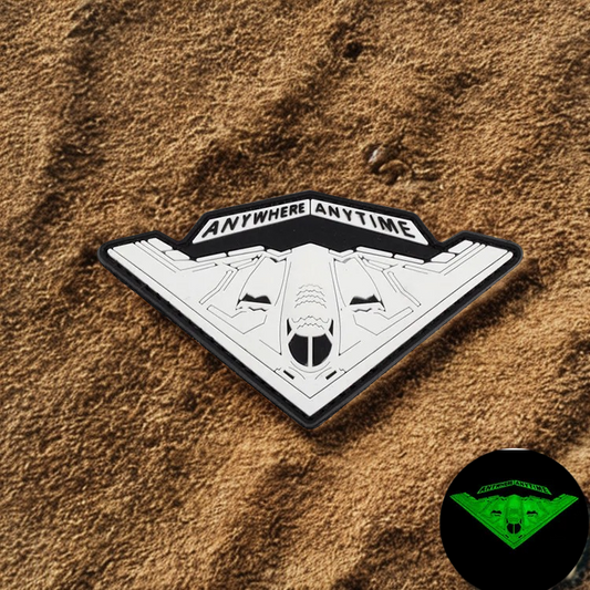 Patch Bombardier Furtif B-2 "Spirit" - Écusson d'Aviation en PVC 3D