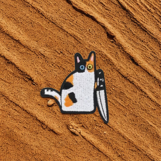 Patch Moral "Chat de Combat" - Insigne Mignon mais Psycho