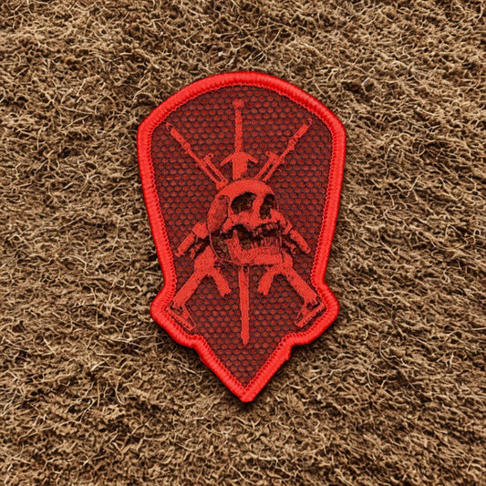 Patch "Blason de la Mort" - Écusson Tactique avec Tête de Mort
