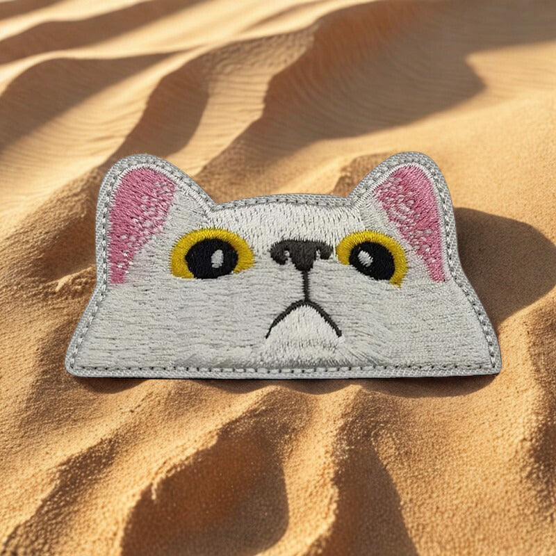 Patch Moral Chat Observateur - Insigne Tactique Brodé & PVC