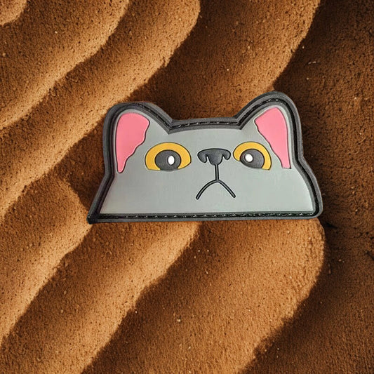 Patch Moral Chat Observateur - Insigne Tactique Brodé & PVC