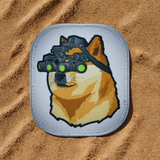 Patch "Shiba Inu" avec JVN - Écusson du Meme "Doge" Tactique