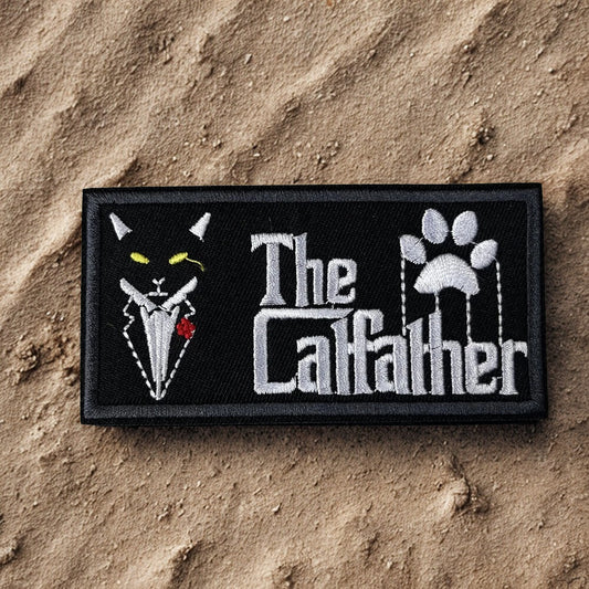 Patch "The Catfather" - Écusson Parodie du Film "Le Parrain"