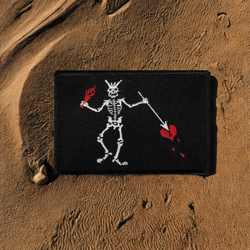 Patch Drapeau Pirate de Barbe Noire (Blackbeard