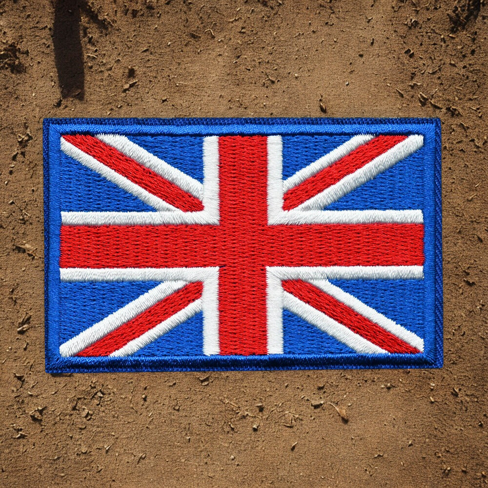 Patch Drapeau Anglais (UK) Brodé - Écusson Union Jack Tactique