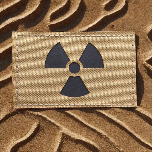 Patch IR Radioactif - Écusson de Danger Nucléaire Infrarouge