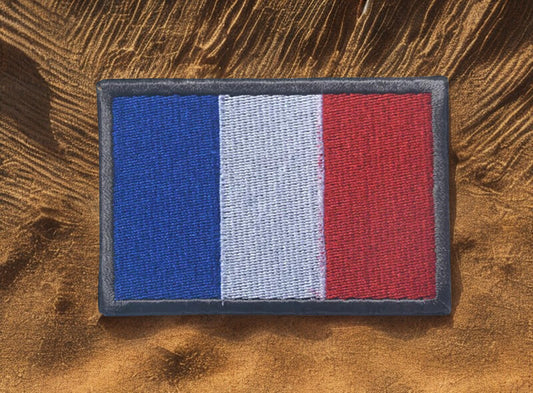 Patchs Drapeau Français Brodés - Écussons Tricolores Classiques