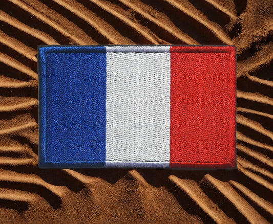 Patchs Drapeau Français Brodés - Écussons Tricolores Classiques
