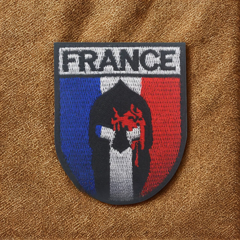 Patchs Drapeau Français Brodés - Écussons Tricolores Classiques