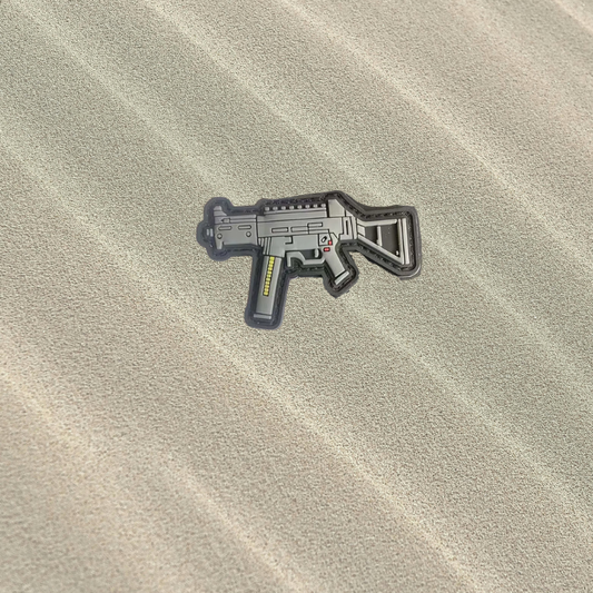 Patch UMP - Écusson Pistolet-Mitrailleur en PVC 3D