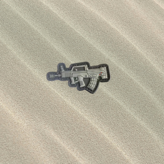 Patch FAMAS - Écusson du Fusil d'Assaut Français en PVC 3D