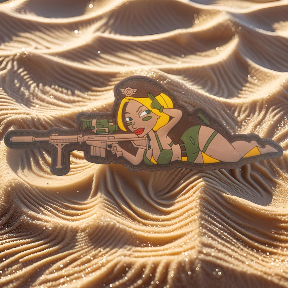 Patchs Pin-up "Nose Art" - Collection d'Écussons Rétro et Militaires