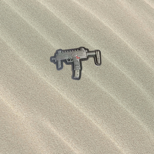 Patch  MP7 - Écusson Pistolet-Mitrailleur en PVC 3D