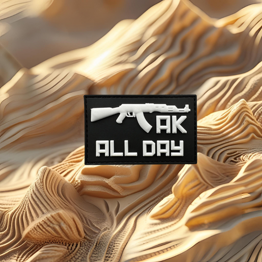 Patch "AK All Day" Phosphorescent - Écusson AK-47 "Glow in the Dark"