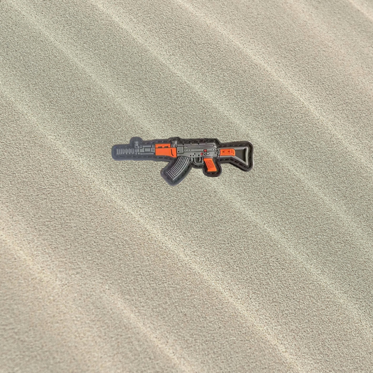 Patch AK-47 Kalashnikov - Écusson du Fusil d'Assaut en PVC 3D