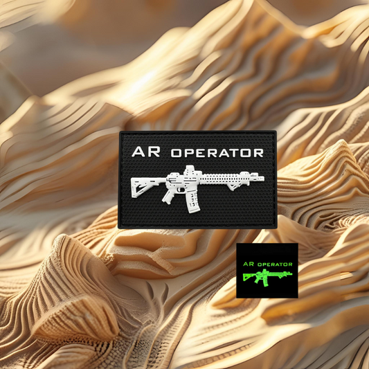 Patch "AR Operator" Phosphorescent - Écusson AR "Glow in the Dark"
