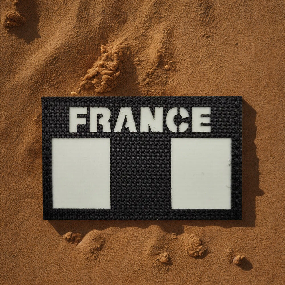 Patch PVC Drapeau Français - Écusson Tactique 3D Moderne