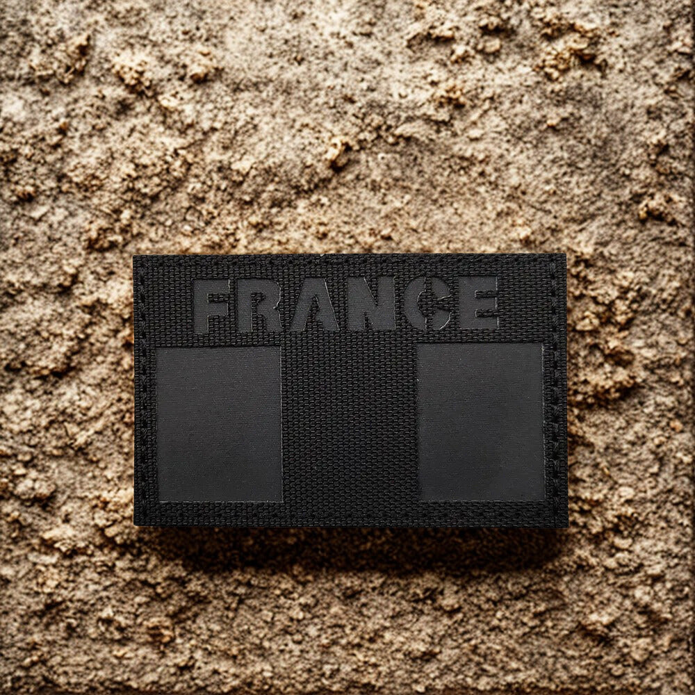 Patch PVC Drapeau Français - Écusson Tactique 3D Moderne
