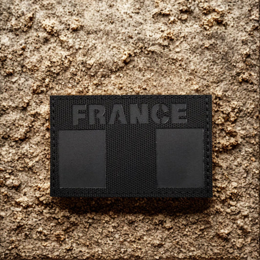 Patch PVC Drapeau Français - Écusson Tactique 3D Moderne