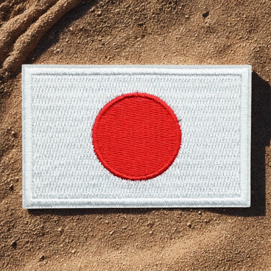 Patchs du Drapeau Japonais - Écussons Japon Tactiques & Samouraï