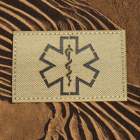 Patch Médical IR "Étoile de Vie" - Écusson Infrarouge Tactique