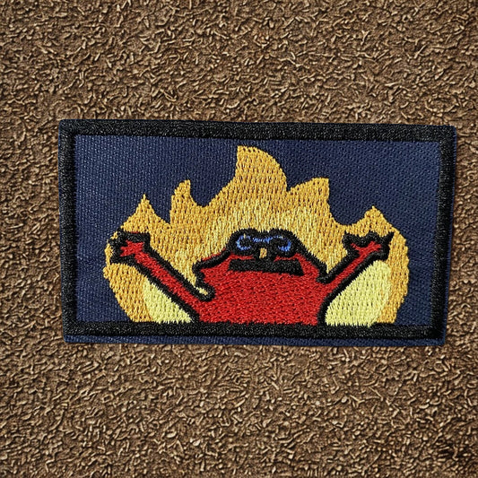 Patch "Hellmo" - Écusson du Mème "Elmo in Hell"
