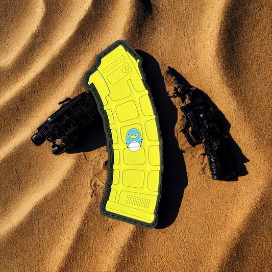 Patch "Chargeur Cartoon" - Écusson de Munitions en PVC 3D
