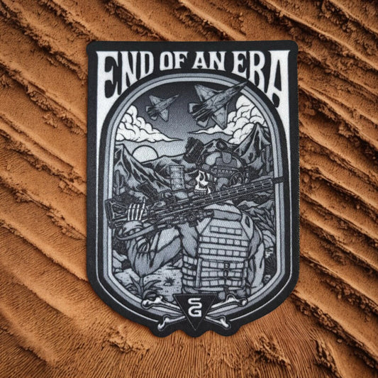 Patch Moral "End of an Era" - Écusson de la Fin d'une Époque
