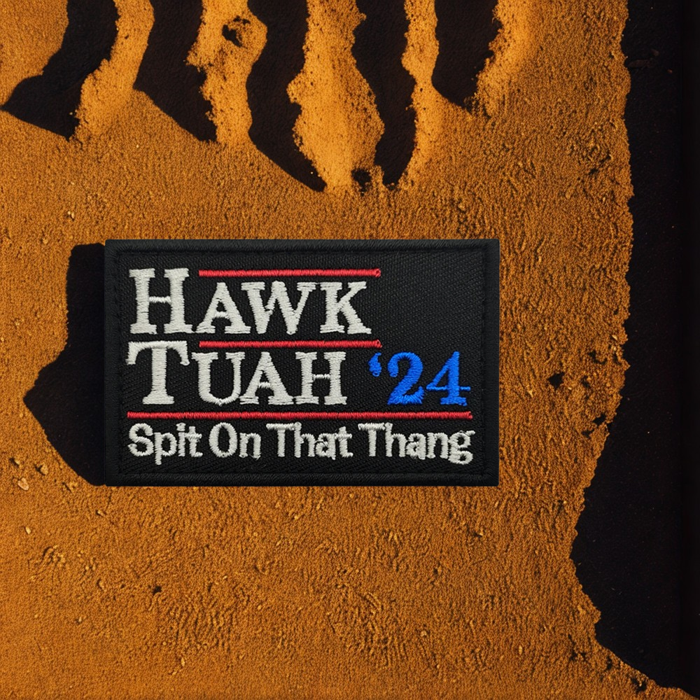 Patch Moral "Hawk Tuah Girl" - Insigne Viral pour Collection